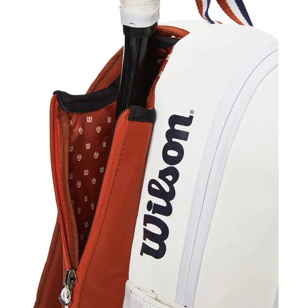 Wilson Roland Garros Ton Tennis tasche Französisch offen Gedenk tour Tennis schläger Rucksack max für 2 Schläger mit Fach