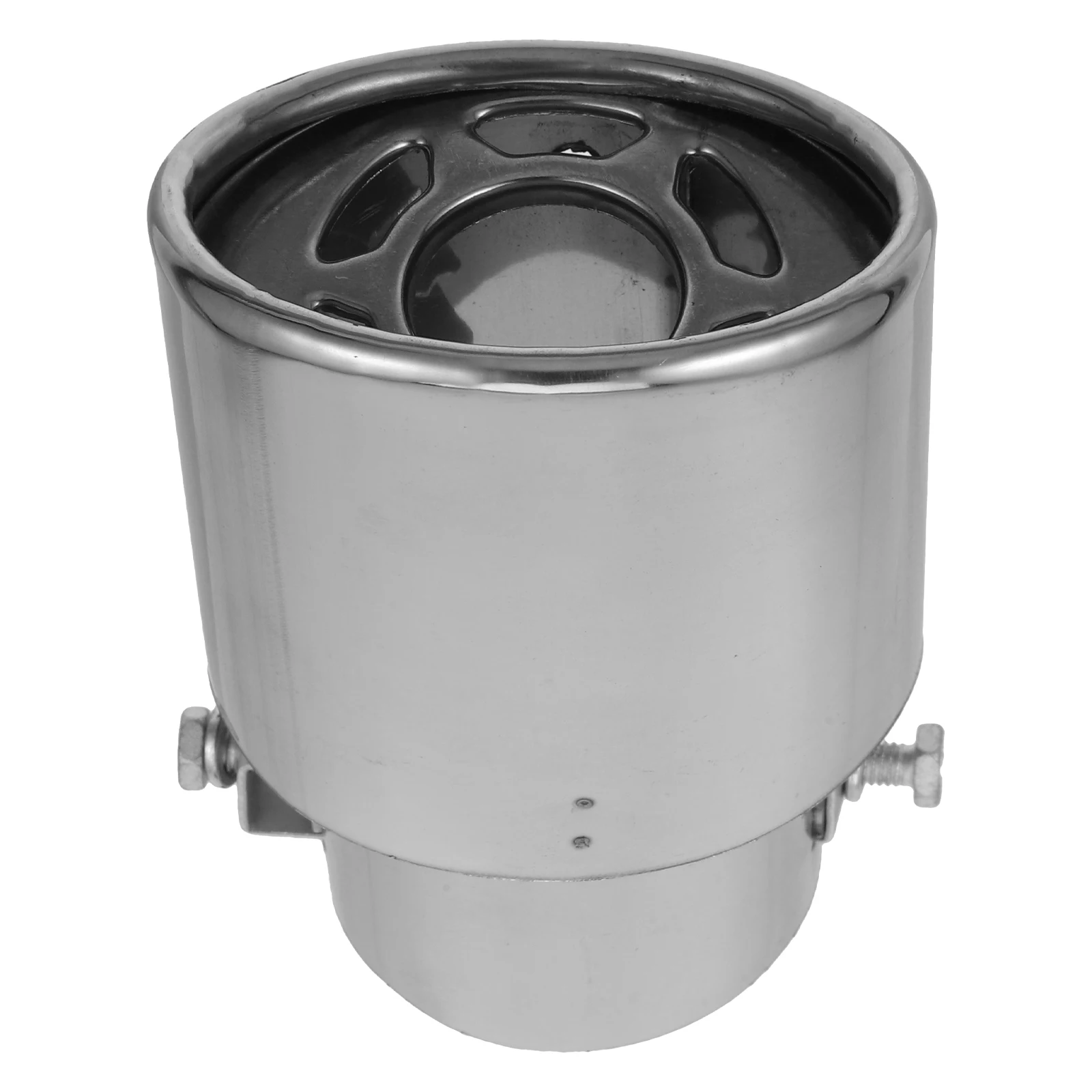 

Stainless Steel Exhaust Tip Universal Car Muffler Tailpipe 6 Hole Design Durable Enhances Power Easy DIY Installation For