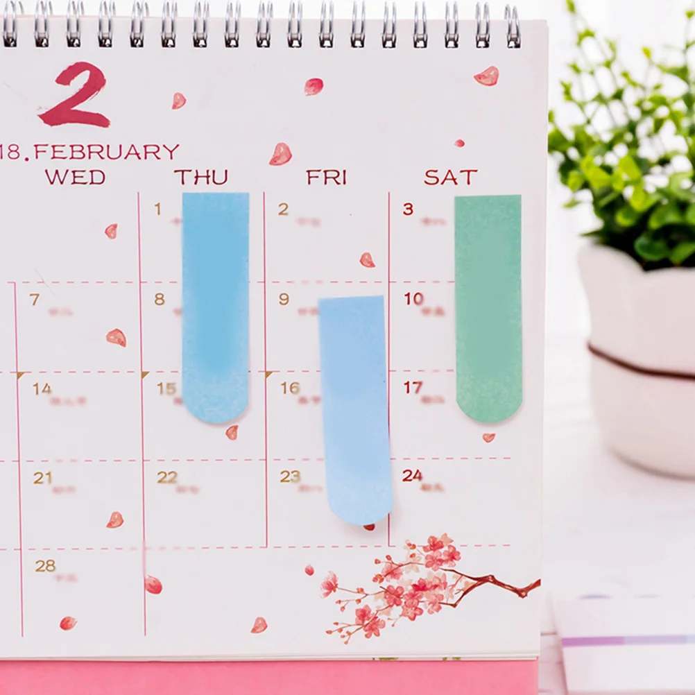 

10pcs Writable Self Adhesive Fluorescent Marker Stickers Bright Page Tabs for Students Office Supplies Easy Carry