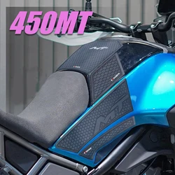 Used For CFMOTO 450MT Motorcycle Accessories Rubber Gas Tank Decoration And Protection Thicken Decals Fuel Tank Stickers Kits