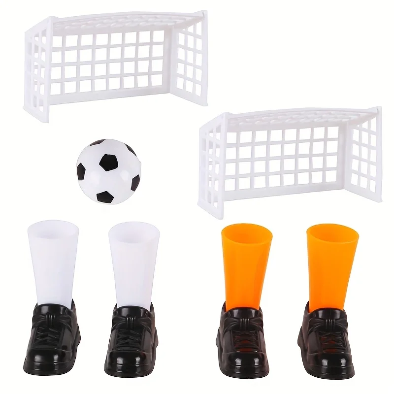 1pc Finger Football Game Set With Two Goals, Funny Family Party Finger Soccer Match Toy, Party Gifts