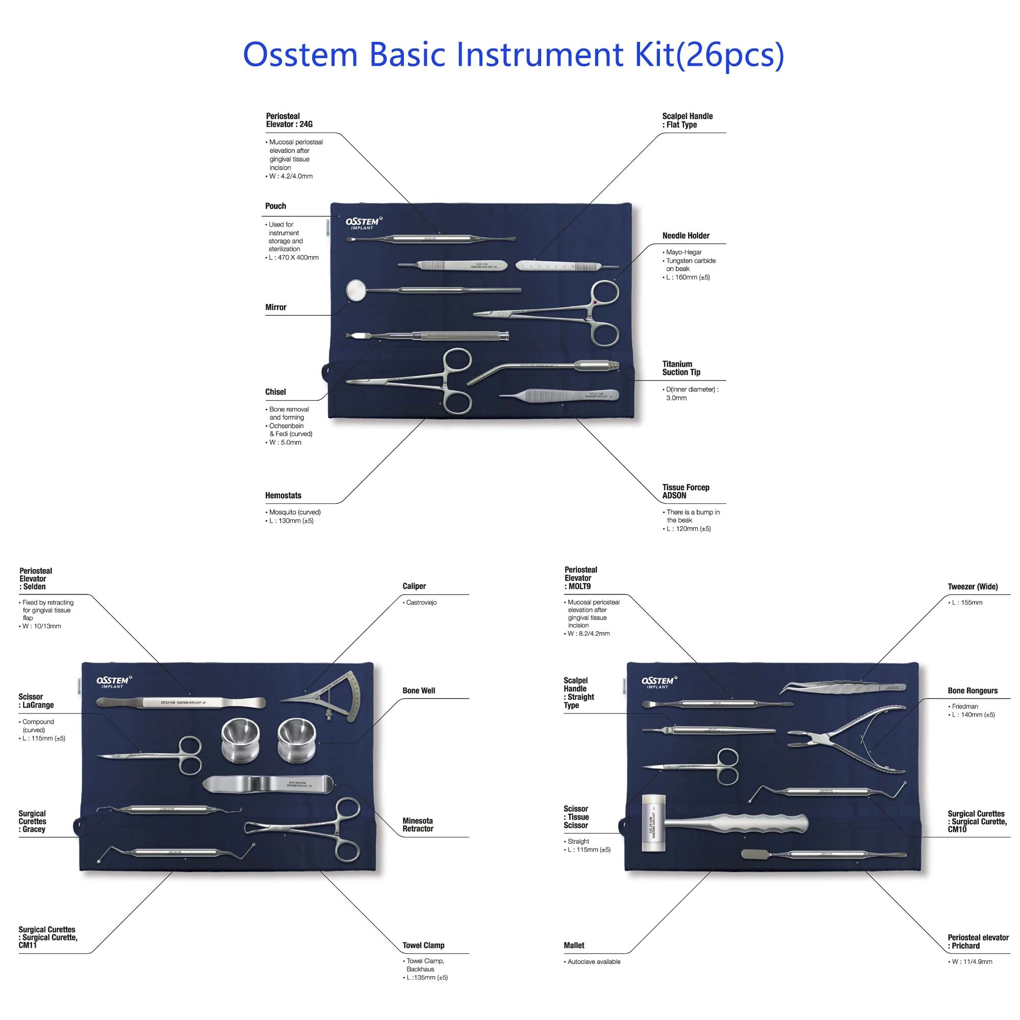 New Original Dental Implant ki - огляд і ціна Surgical Instrument Set