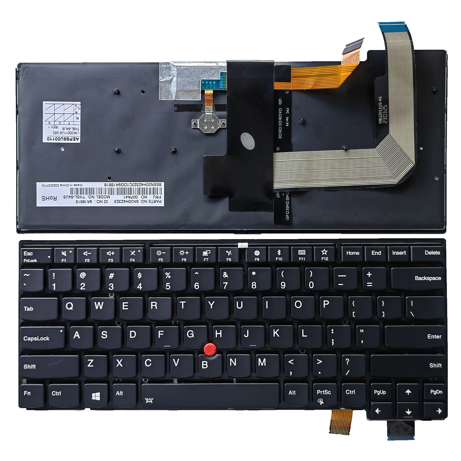 Zamiennik laptopa klawiatura układu US do Lenovo T470S ThinkPad 13 2nd New S2 2017