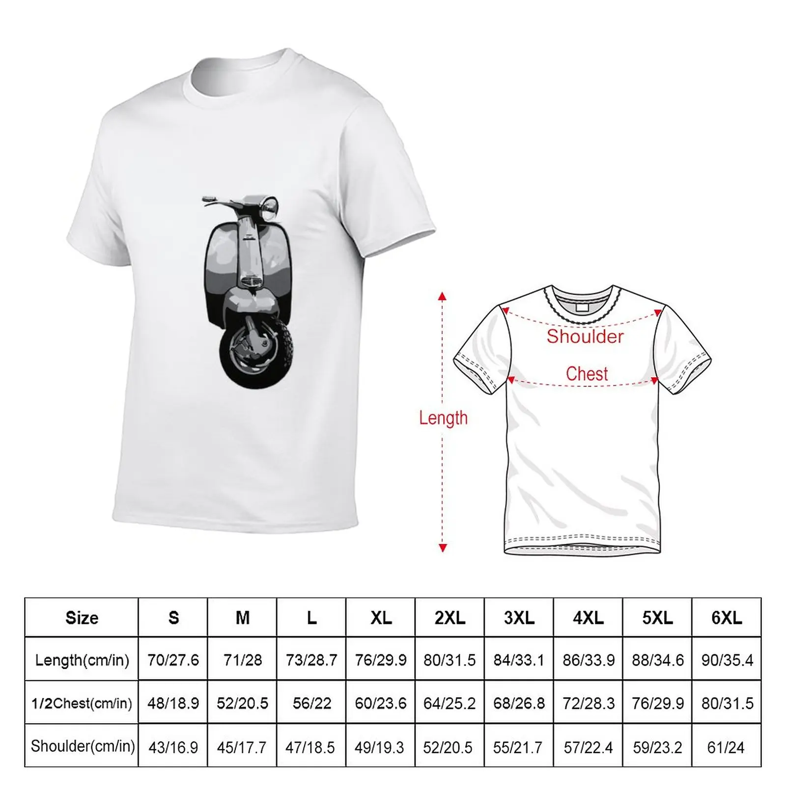 Nuova Lambretta pop art. T-shirt corta t-shirt divertente ragazzi magliette bianche maglietta da allenamento da uomo