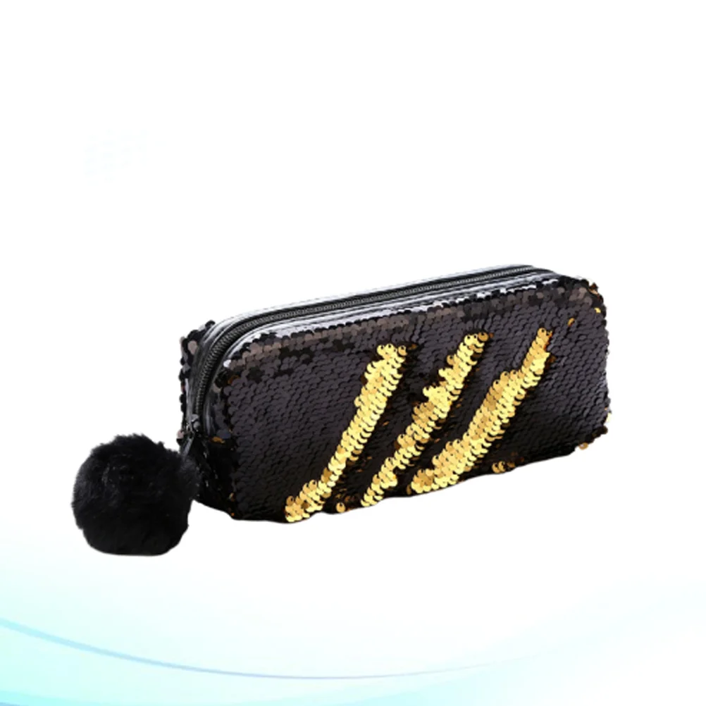 

Mermaid Sequined Pencil Case Glitter Zipper Bag For Kids Organizer Waterproof Stationery Pouch Coin Purse