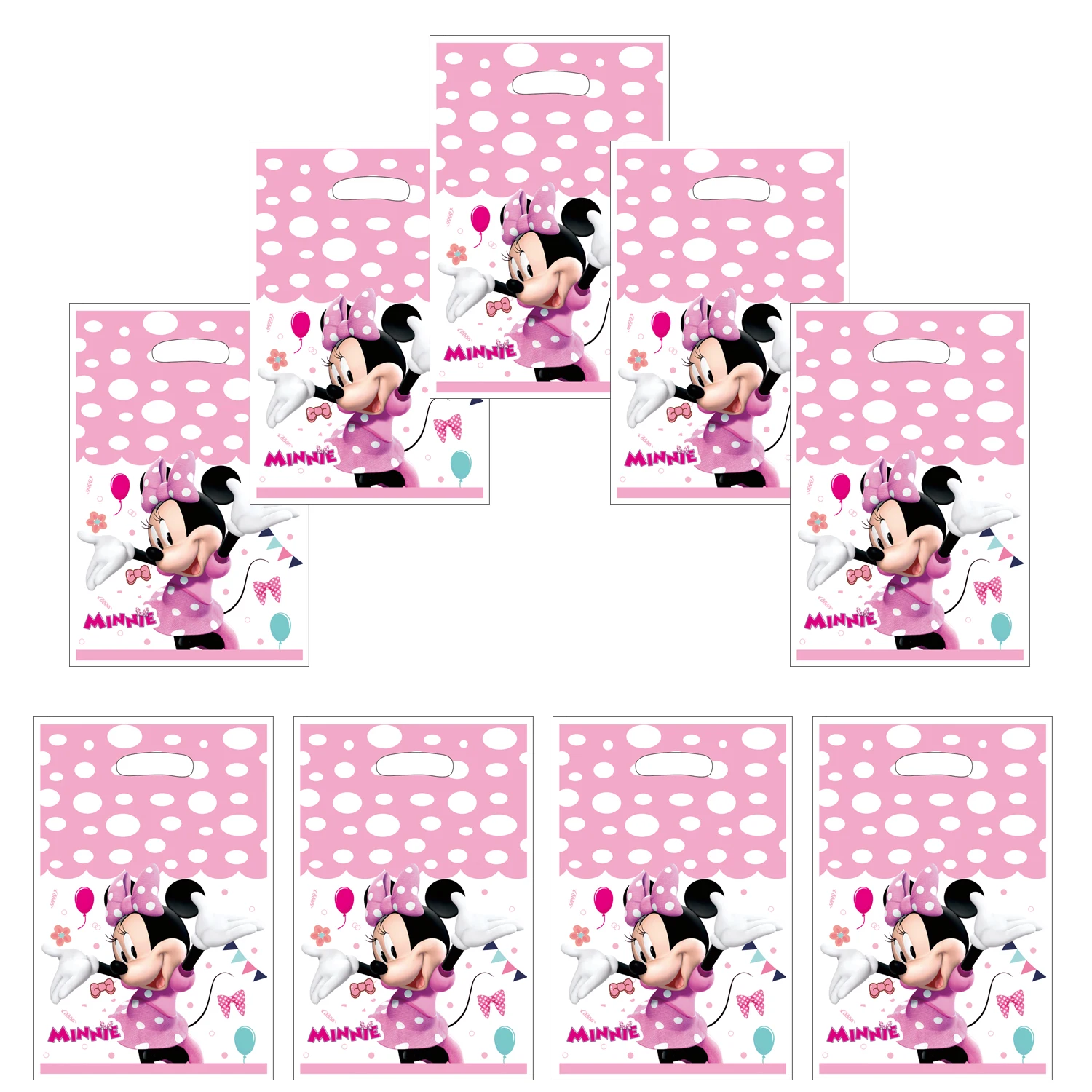 Minnie Verjaardagsfeestje Geschenkzakjes Snoepzakjes Goody Bags Mickey Mouse Verjaardagsfeestje Benodigdheden Decoraties