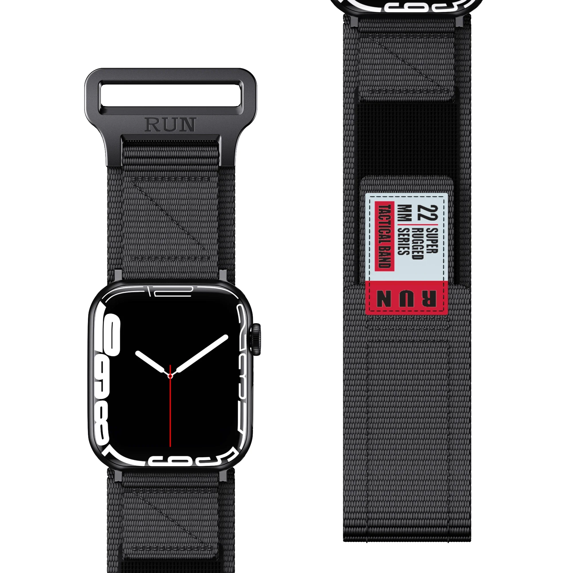 Nylonband für Apple Watch Ultra 3 2 1 49 mm 46 mm 42 mm 45 mm 44 mm 41 mm 40 mm Schlaufenarmband Iwatch Serie 11 10 9 8 7 6 SE 5 4 Armband – Detail 24