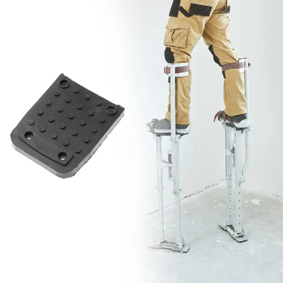 Sangles Rembourrées Pour échasses – Fixation Facile, Noir, 7 Pouces