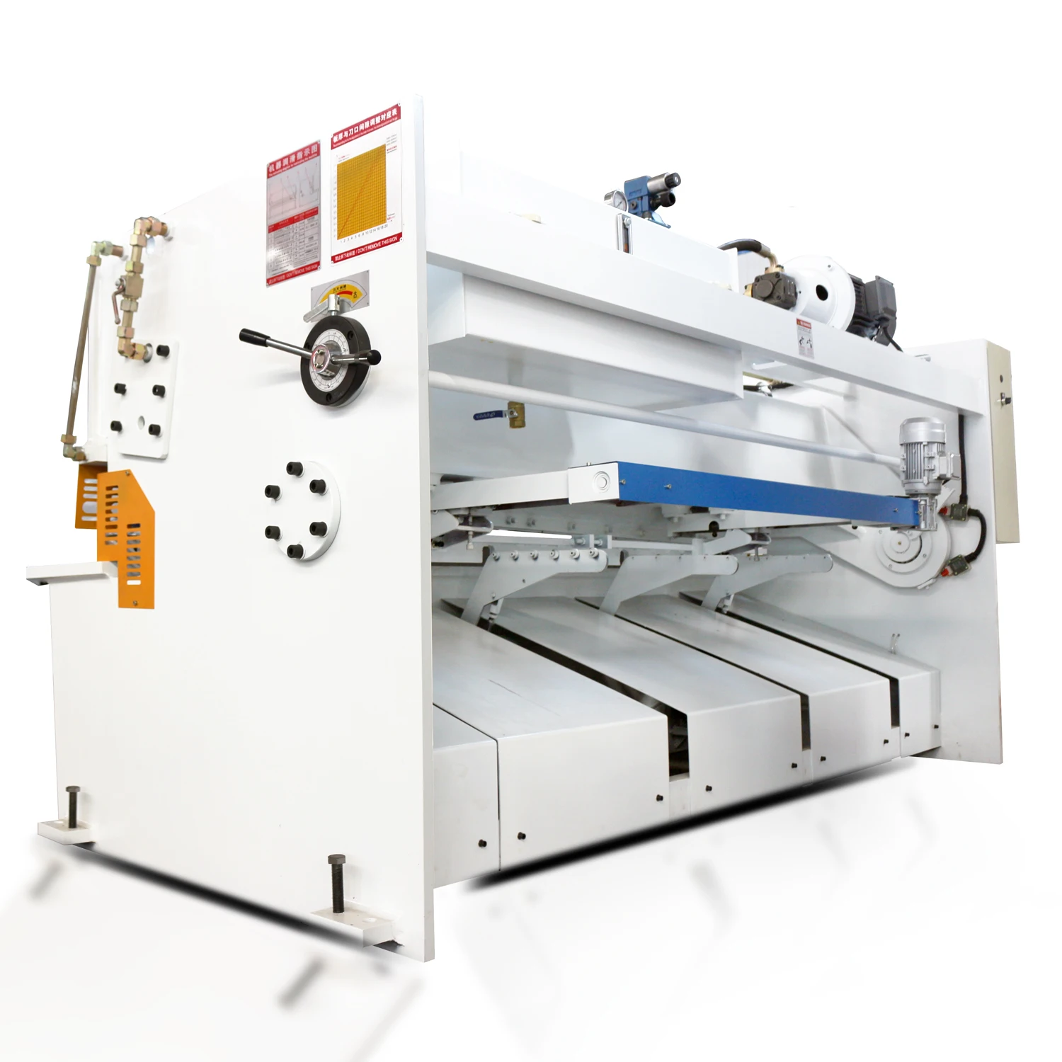 QC12K NC Hydraulic Swing Beam Shearing Machine with E21S