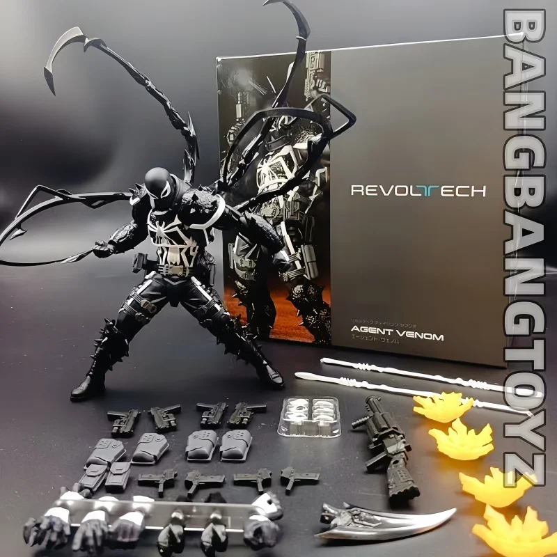 

Невероятный агент Yamaguchi Venom Kaiyodo Eugene Thompson Symbiote Deadpool, комикс, экшн-фигурка, модель, игрушка из фильма для детской куклы, подарок