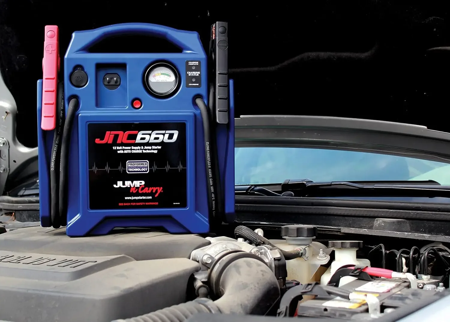 Jump-N-Carry JNC660 1700 Peak Amp 12 Volt Jump Starter , Blue image 5