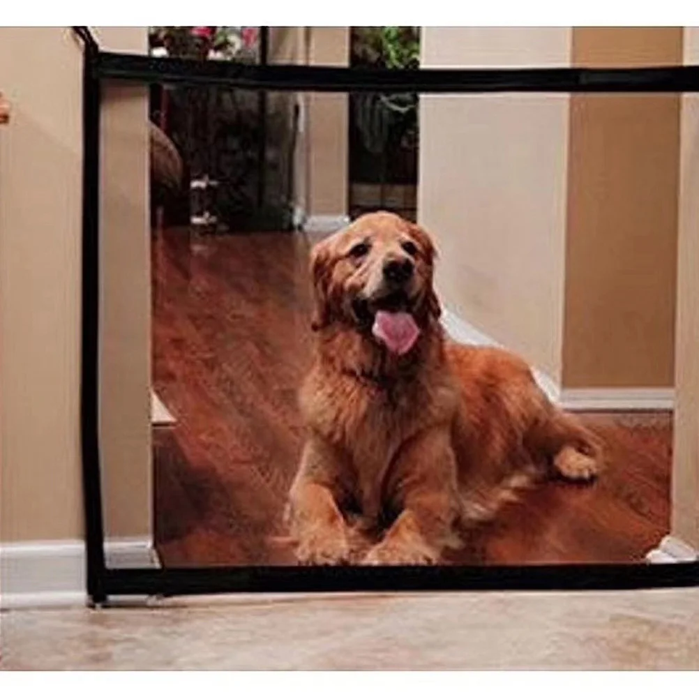 

Pet Gate for Dogs The Ingenious Mesh and Install Anywhere Pet Dog Gate Dog Fences