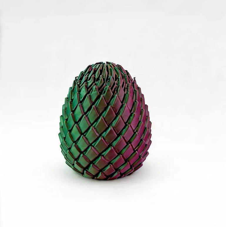Twisty Fidget Egg 3D-Gedruckte Spielzeuge Sensorische Schreibtisch-Spielzeuge Stressabbau Osterkorb-Füller Kleine Geschenke