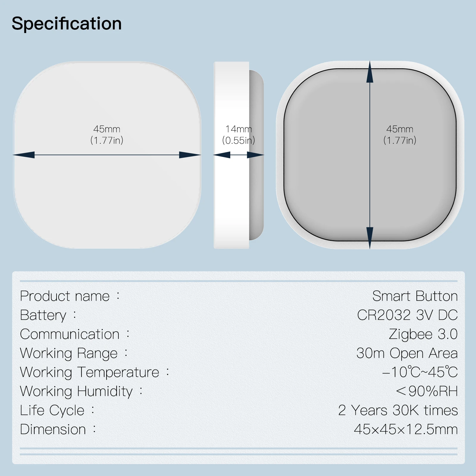 Tuya ZigBee Smart Key Switch telecomando Wireless Controller chiave collegamento Multi-scena Smart Switch automazione alimentata a batteria