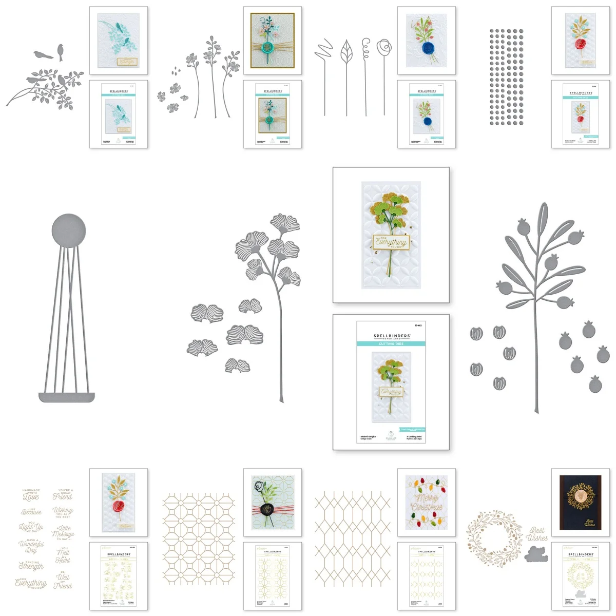 

Flowers Blooms Birds Metal Cutting Dies Hot Foil DIY Scrapbook Embossed Handcraft Paper Card Album Craft Template Supplies