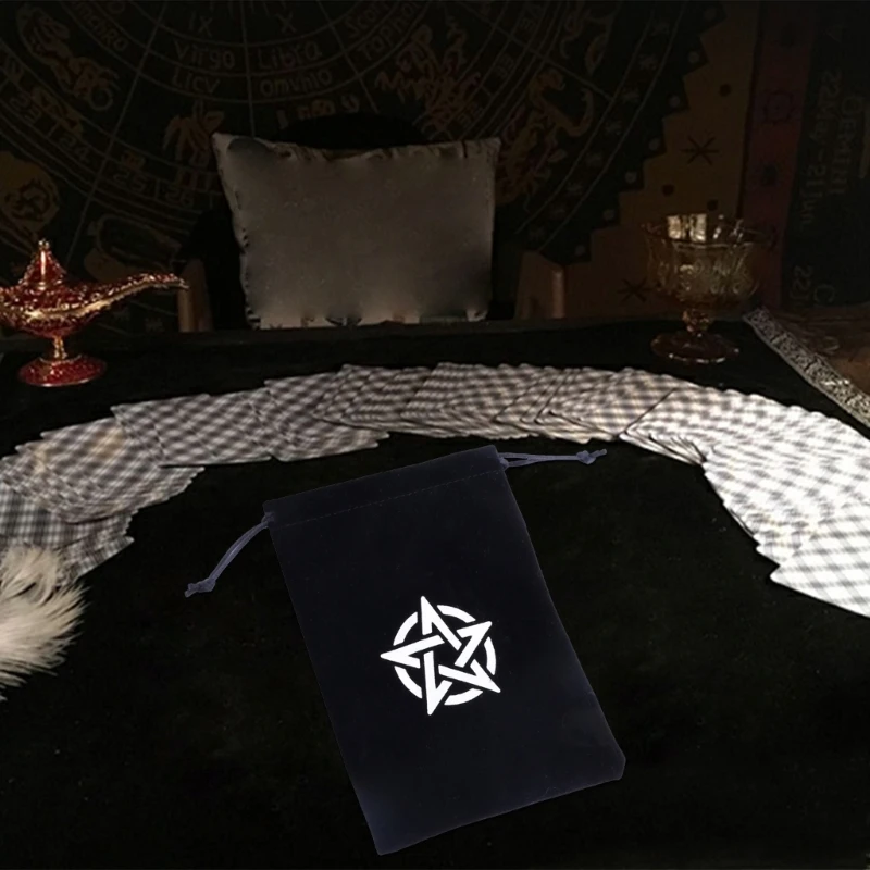 Tarot Card Tablecloth Divinations Tapestry Pentagrams Tablecloth with Bag DropShipping