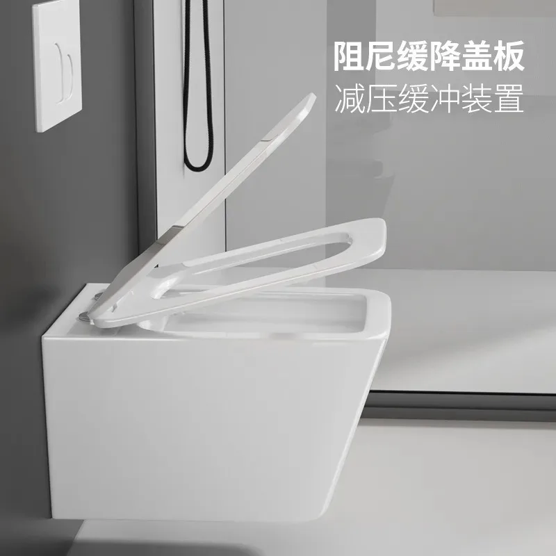 

Wall-mounted matte glaze hedge type hidden water tank ordinary toilet CE certified Chaozhou