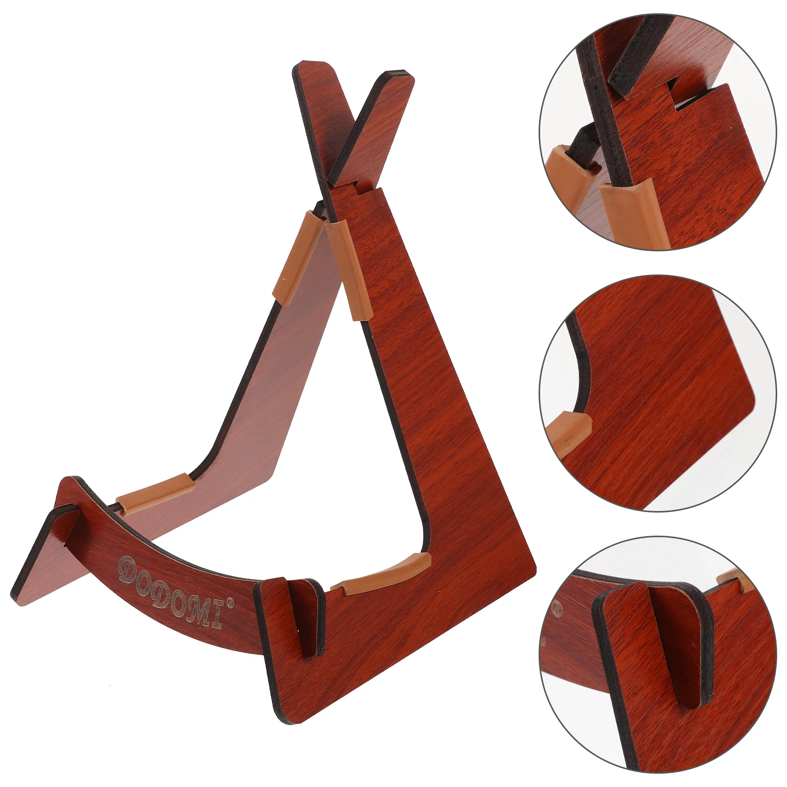 

Wood Ukulele Stand Type Multi Instrument Support for Violin Guitar Bass Sturdy Easy Install Disassemble Storage