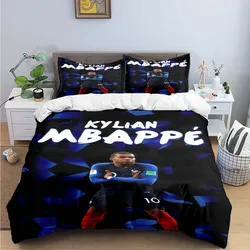 Fashion Football M-Mbappe stampa digitale Set biancheria da letto copripiumino piumino letto gioventù bambini ragazza ragazzi regalo di compleanno