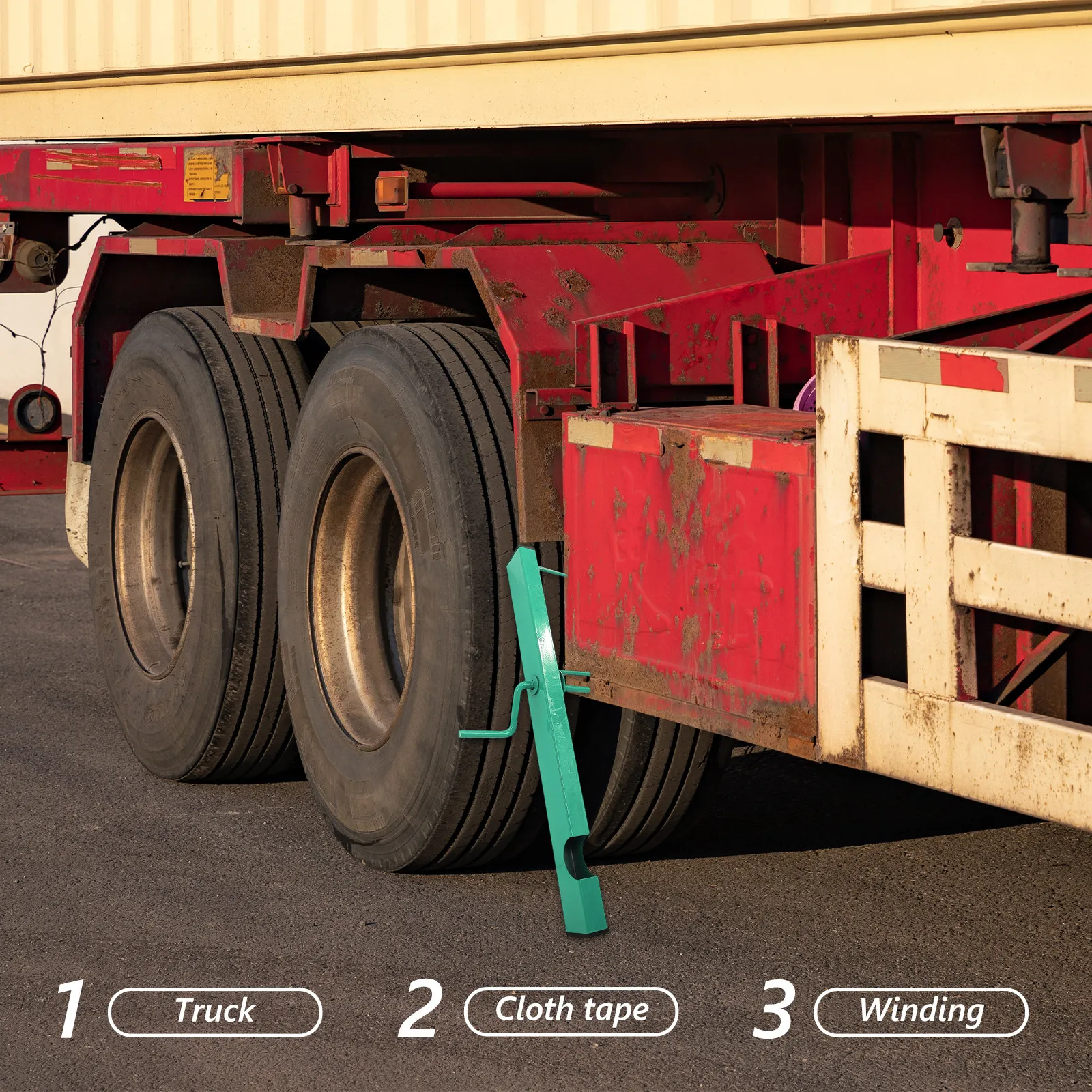 Truck Strap Winder Manual Steel Belt Winding Tool Hand Operated Truck Cargo Strap Winding Device Manual Cargo Belt Winder
