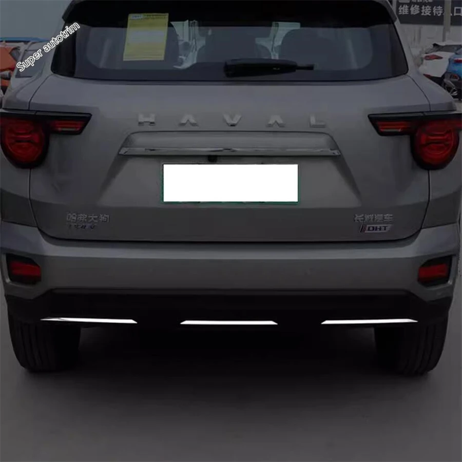 

Car Rear Trunk Bumper Srip Protection Decoration Cover Trim For GWM HAVAL H7 2023 2024 2025 Stainless Steel Accessories Exterior
