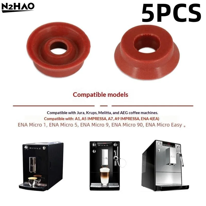 5/10Pcs Heat Resistant Leak Proof Silicone Coffee Machine Sealing Rings Replacement For Krups Siemens