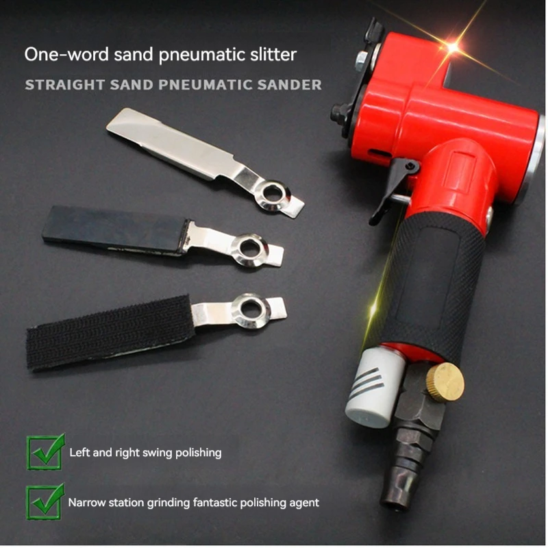 Pneumatic sanding machine reciprocating sandpaper sanding finger type narrow space polishing instrument piano polishing