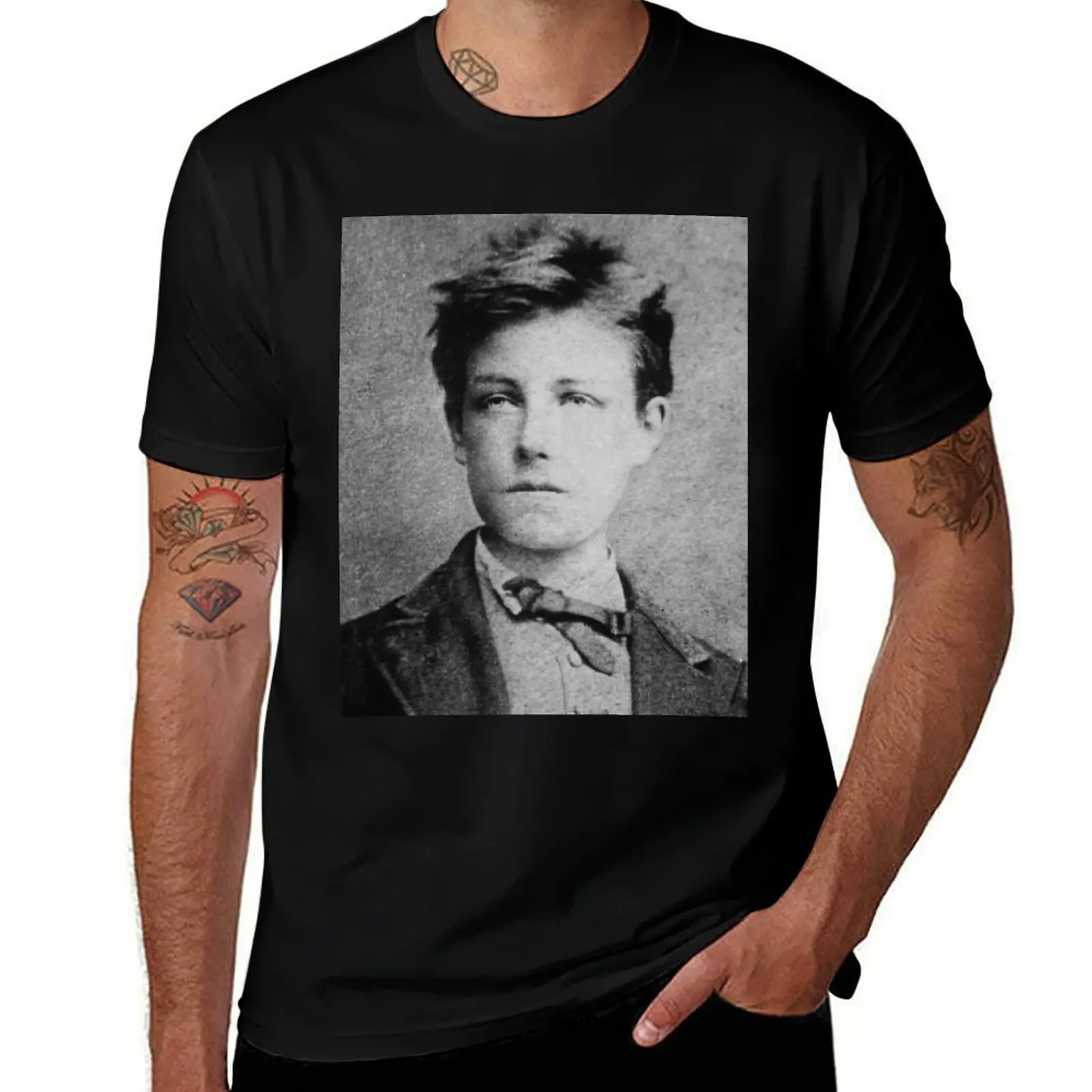 Arthur Rimbaud T-Shirt Work Wear Breathable Tee T-Shirt