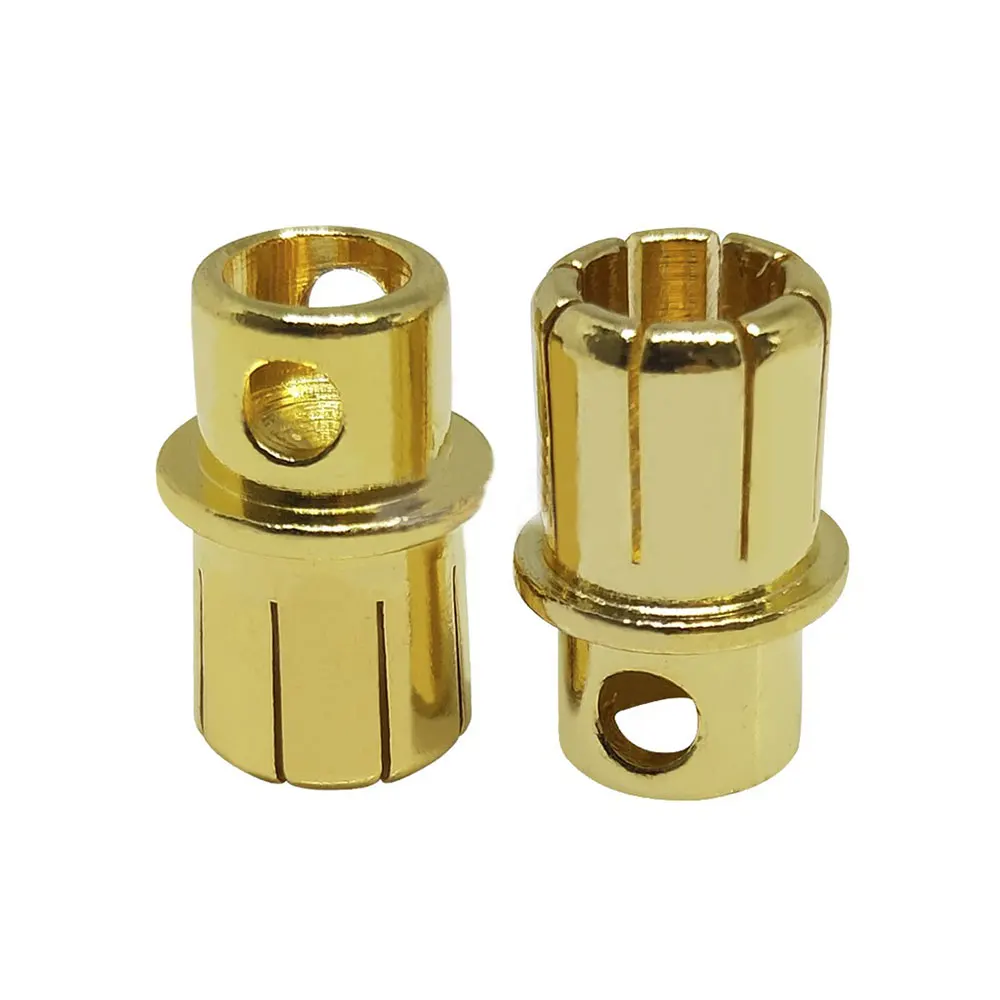 YUXI 1PCS 8MM RC Battery Gold-plated Bullet Banana Plug High Quality Male Female Bullet Banana Connector