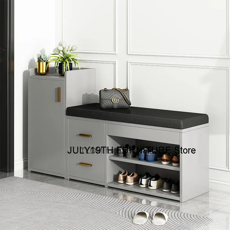 

Display Storage Ritating Shoe Rack Living Room Entryway Free Shipping Porte Chaussures Storage Bench Szafki Na Buty Furniture