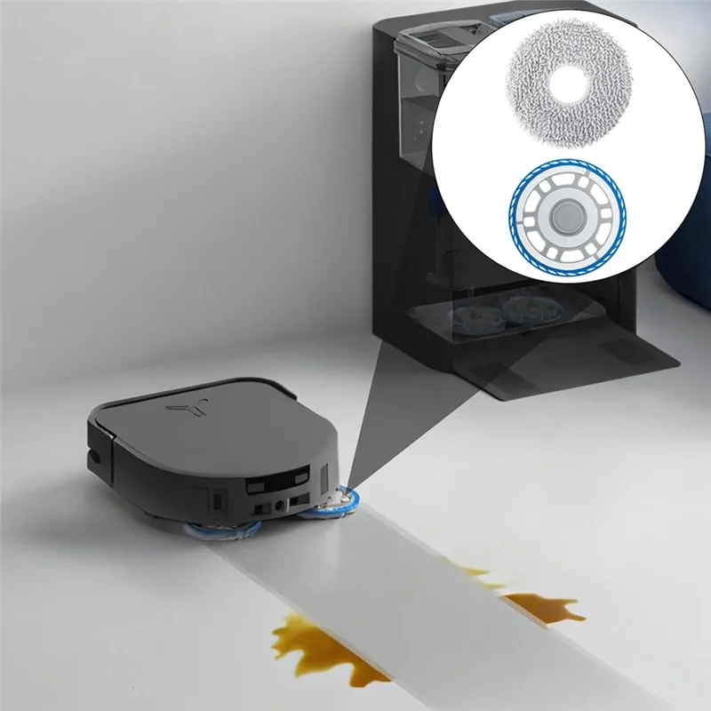 Mop Doeken En Houder Voor Ecovacs X5 PRO Onderdelen Mop Pad Vloerreiniging Robot Stofzuiger Vervangende Onderdelen-CLIM