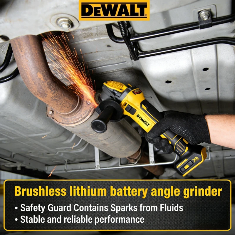 DEWALT DCG409 Cordless Angle Grinder 20V Brushless Motor Cutting Machine 9000RPM 125mm Cordless Portable Polisher Power Tool