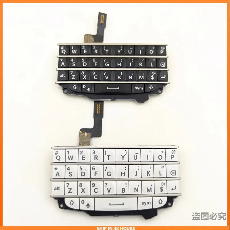 For BlackBerry Q10 Mobile phone English Keyboard Button With Flex Cable Replacement Parts