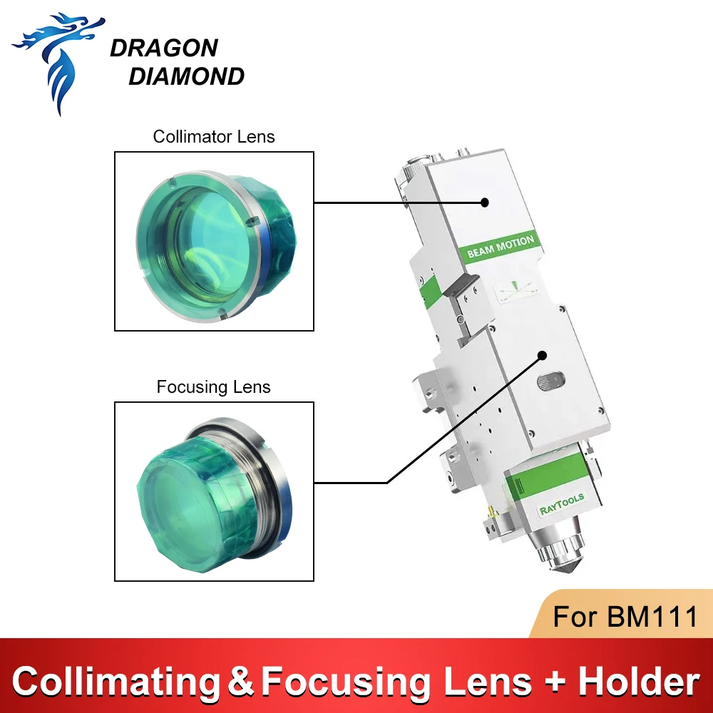 Imagem -06 - Raytools-laser Colimação e Focagem Lente Cabeça de Corte de Fibra D30 F100 F125 F155 F200 03kw Bm111