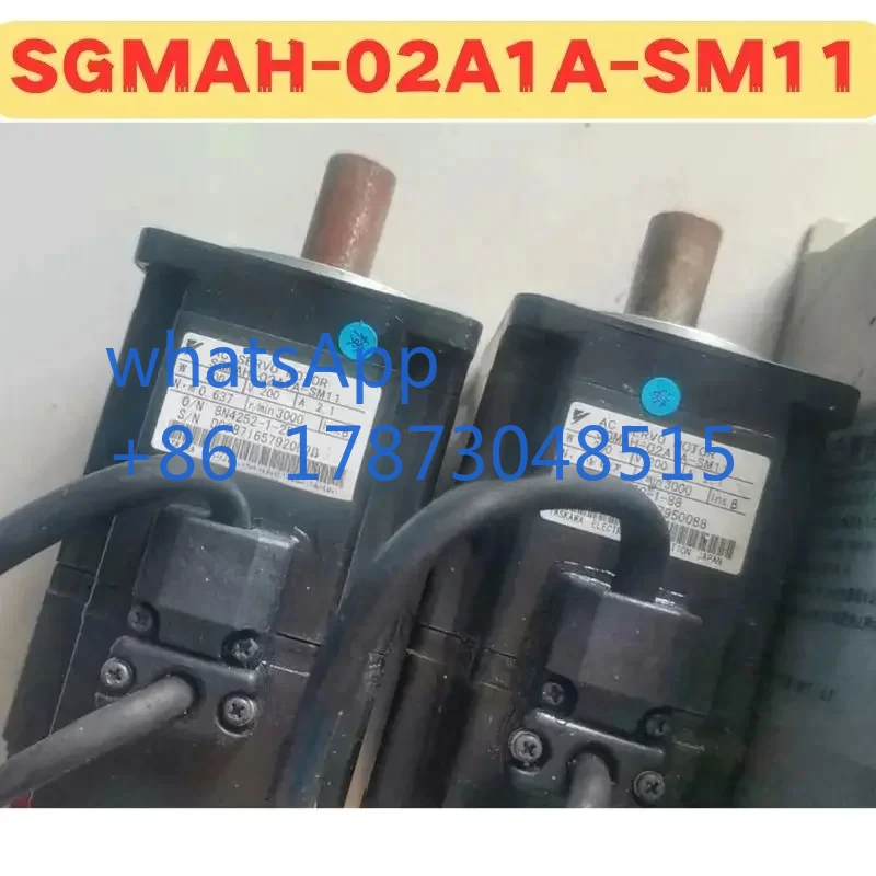 

Used Servo Motor SGMAH-02A1A-SM11 SGMAH 02A1A SM11 Normal Function Tested OK