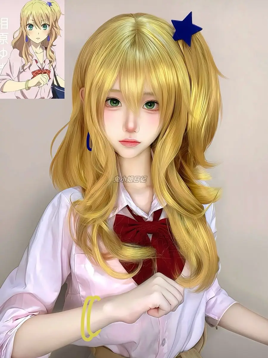 

Japan JK Uniform Genuine College Style Aizara Yuzu Meiyi Cos Same Anime Style Suit Pleated Skirt