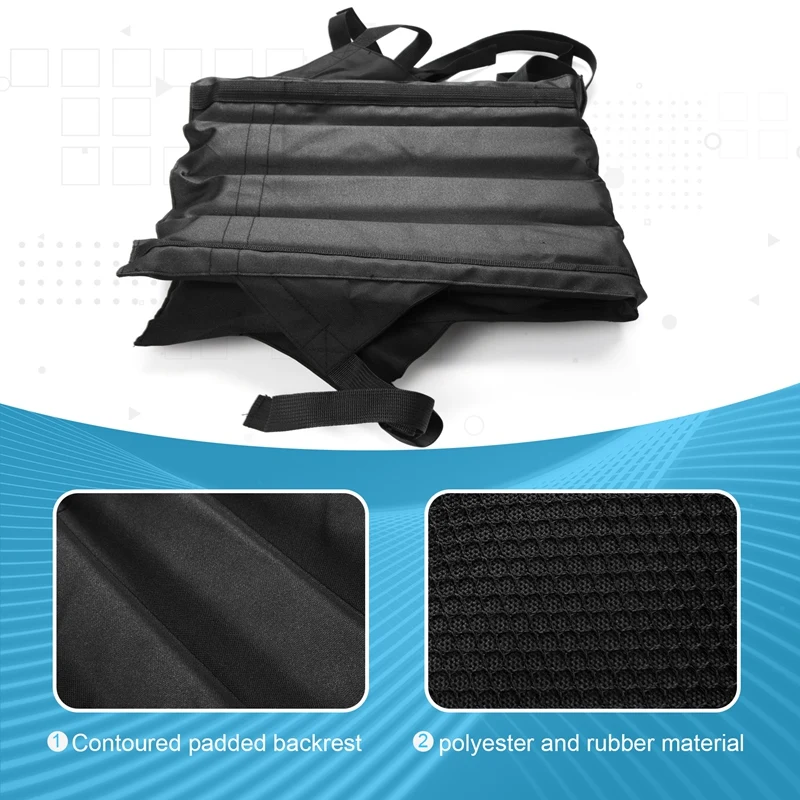 Random Colors Kayak Pad Seat Padding Soft Anti-Skid Pad Adjustable Backrest With Boat Pad