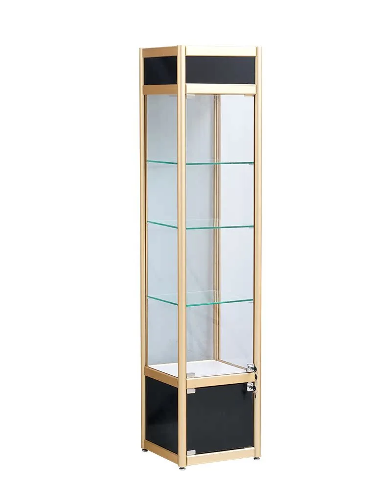 Glass Showcase Figure Display Cabinet Lego Storage Cabinet Household Gundam