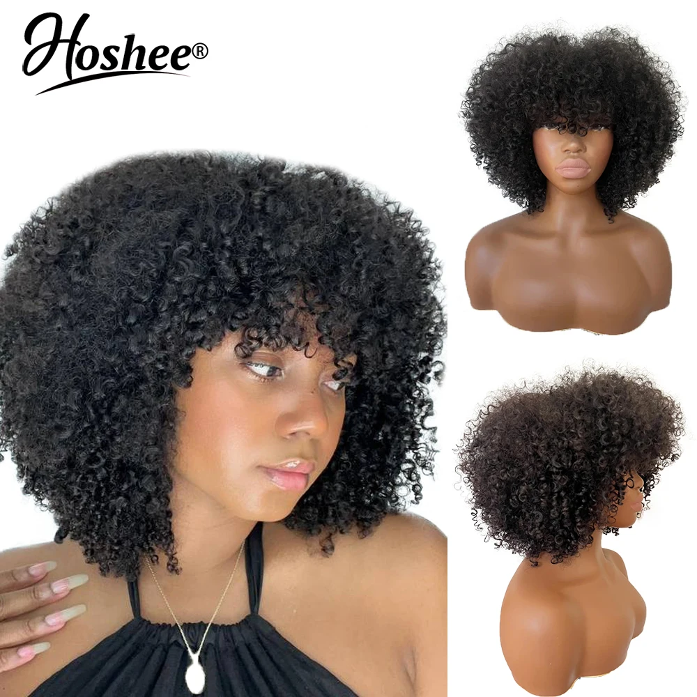 

1B30 Ombre Honey Blonde Afro Kinky Curly Wig With Bang 13x4 Lace Front Human Hair Wigs For Black Women Pre Plucked 250%Remy Hair