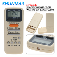 A/C Air Conditioner Remote Control Controller for Toshiba WH-E1NE WH-D9S KT-TS1 WC-E1NE WH Air Condition Remote LCD