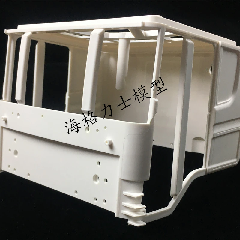 1 szt. Symulacja białego korpusu kabiny dla 1/14 Hercules Tamiya RC Truck Scania Parts