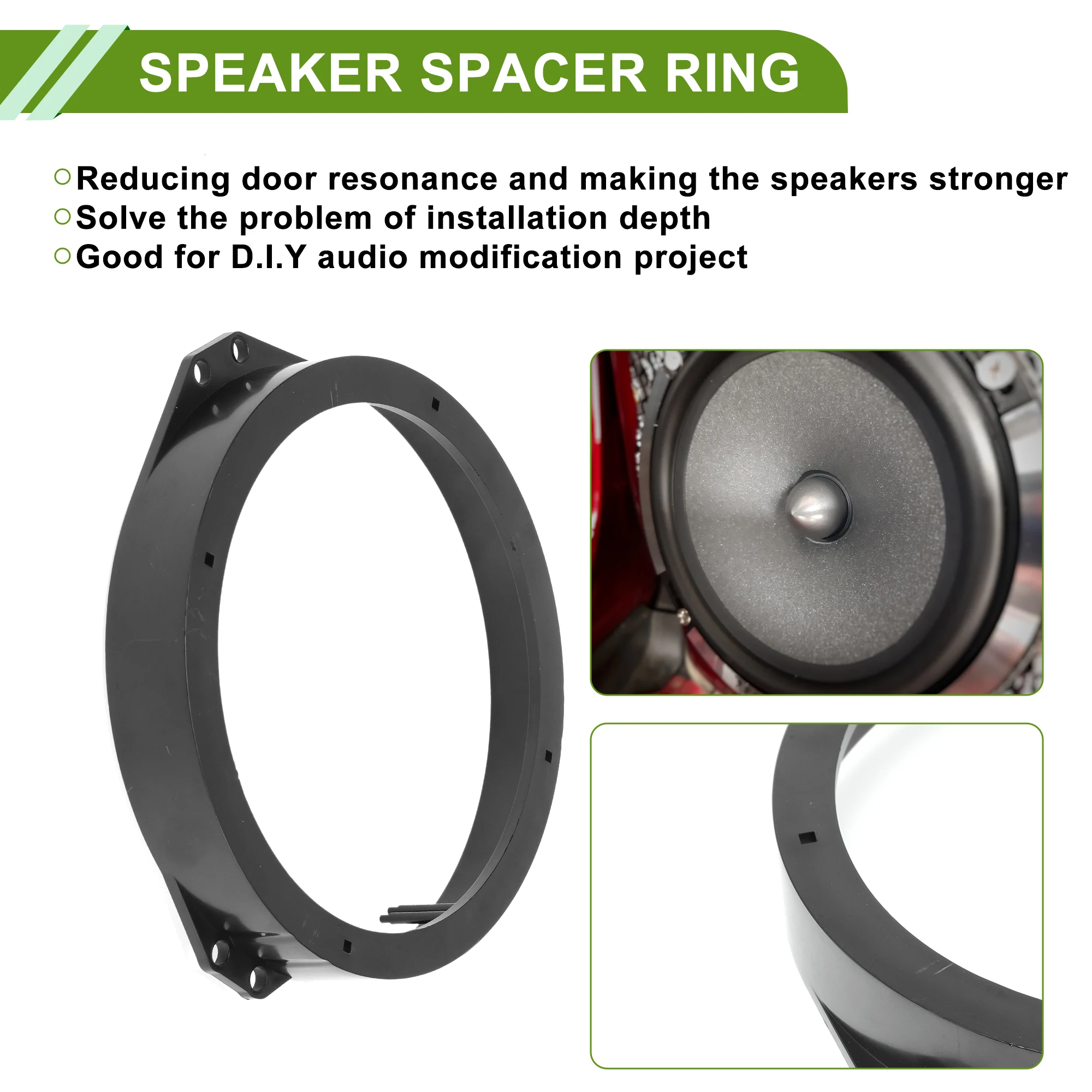 X Autohaux المتكلم فاصل حلقة مكبر الصوت فاصل محول لأوبل ل أسترا G ل 6.5" #2