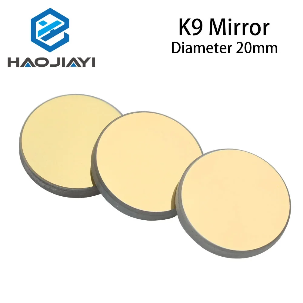 

Diameter 20mm K9 CO2 laser reflection mirror glassmaterial with golden coating for laser engraver cutting Machine