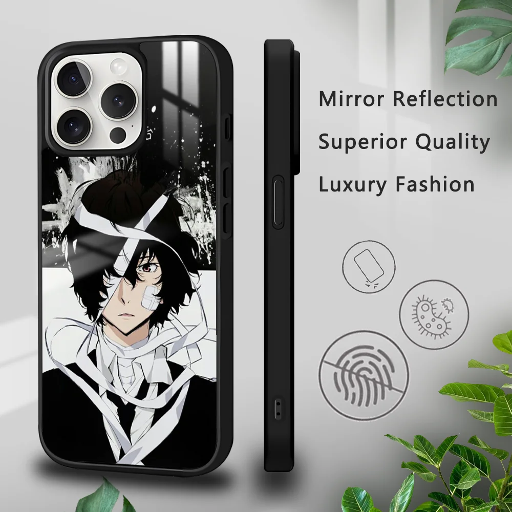 

Bungou Stray Dogs Dazai Osamu Phone Case For iPhone 16 15 14 13 12 11 Pro Xs Max Mini Plus Celulares Hard Funda