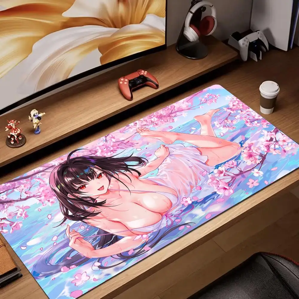 

Big breasts Sexy girl anime Mouse Pad rubber anti-slip Desk Mat pc accessories Gaming mat keypad expansion mousepad office pad