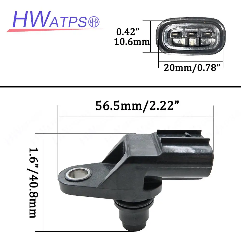 Camshaft Position Sensor Fits Isuzu 4HK1 Engine Hitachi ZX250LC-5B ZX250LCN-5B ZX290LC-5B ZX290LCN-5B 33220-58J11 8980190240