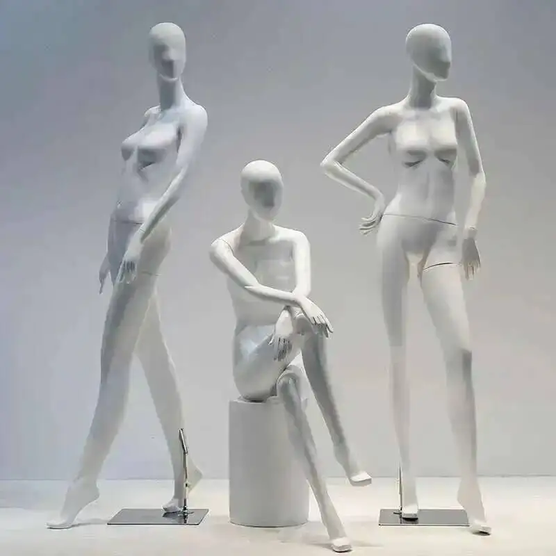 

Full Body Women's Mannequins Fashion Clothing Store Wedding Dress Window Display Props Fake Human Body Nordic Female Model Stand