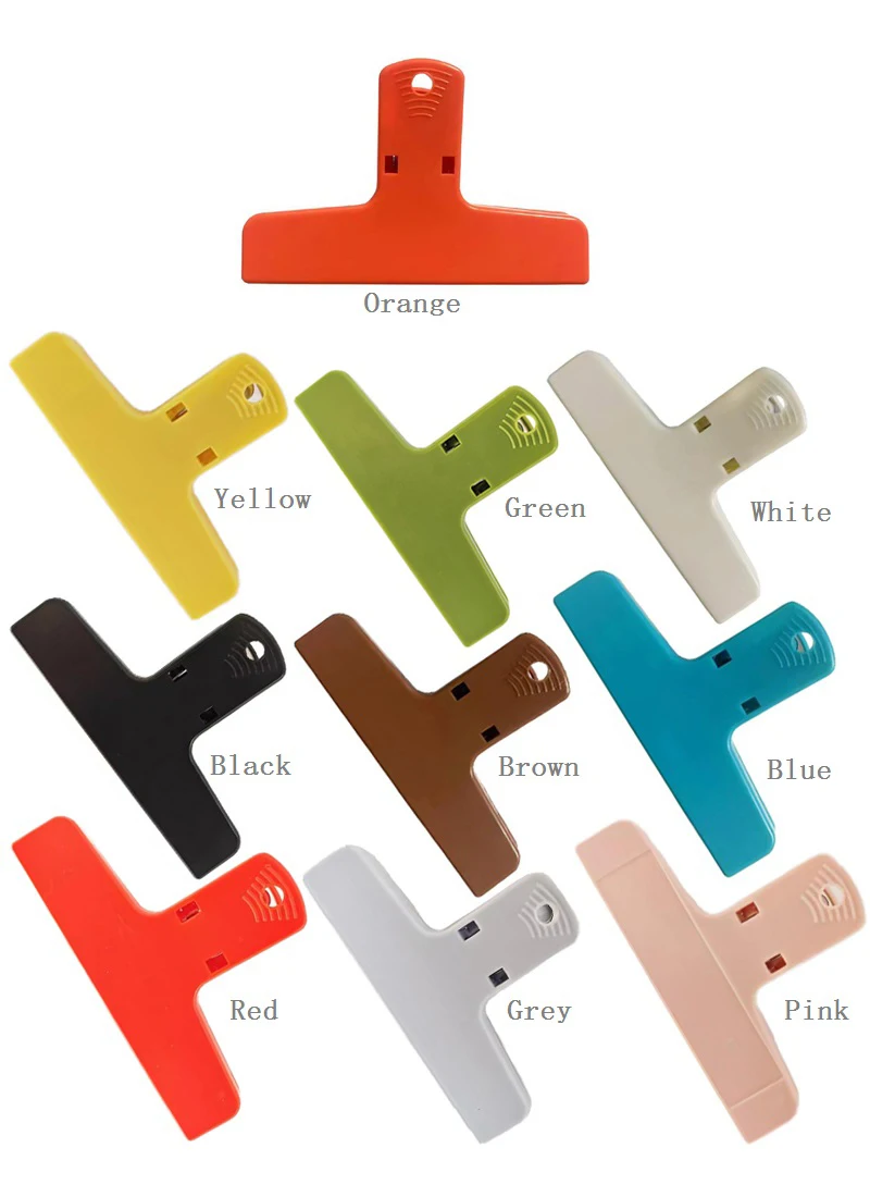 Colorful Plastic Binder Clips Paperclips File Documents Tickets Clips Bookmarks Index Page Holder Office Binding Supplies