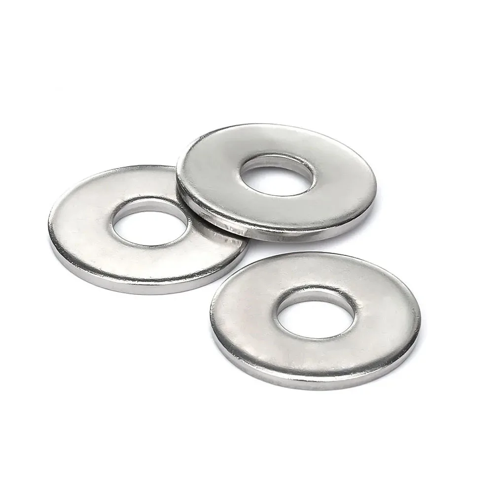 304 Stainless Steel Washer M3 M4 M5 M6 M8 M10 M12 M14 M16 M18 M20 M22 M24 Large Flat Washer Big Plain Gasket DIN9021