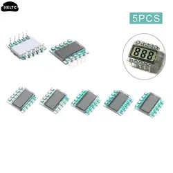 5pcs/set 10PIN TN Positive 3-Digits Segment LCD Panel 3.0V Digital Tube Display LCD Segment Code Screen 1.2*1.2cm/0.47*0.47inch